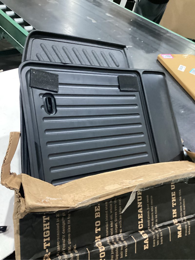 Condition photo showing As Is for Husky Liners Weatherbeater Cargo Liner | Fits 2020-2026 Ford Explorer (to Back of 2nd Row - Folds Up & Down w/3rd Row) | 1-pc Black - 22321 Weatherbeater Cargo Liner Black