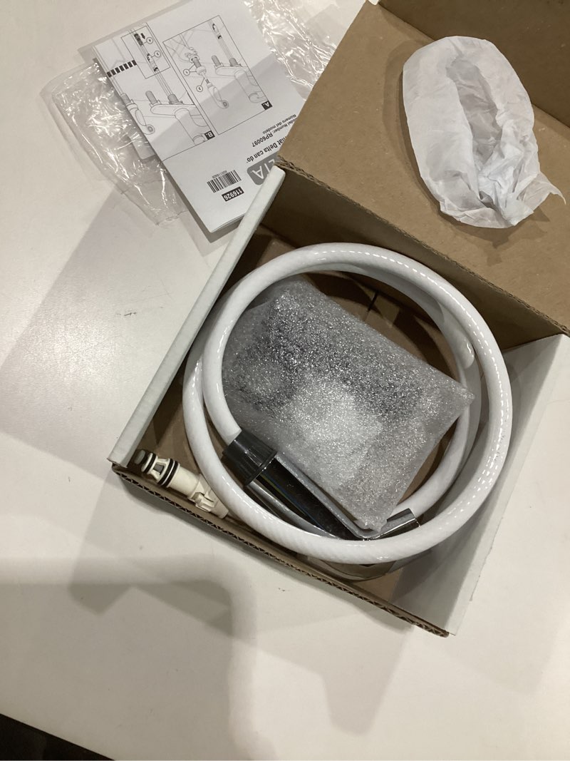Condition photo showing As Is for delta faucet rp60097 delta kitchen faucets and accessories, chrome (pack of 1) chrome
