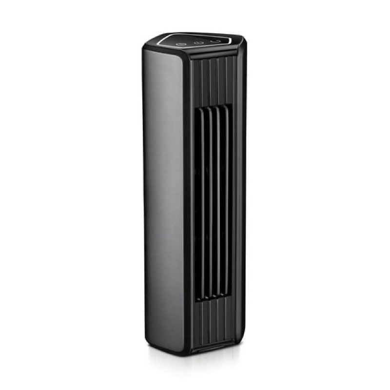 Mainstays Mini 12" Tower Fan with Oscillation and Timer, 3 Speeds, Personal Table Fan in vertical or horizontal use