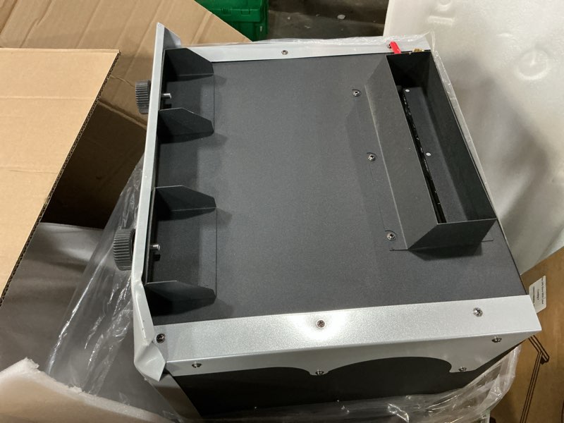 Condition photo showing As Is for 1500w low lying fog machine, dry ice fog machine ground fogger 30000 cfm with remote & wired control, indoor outdoor ground fog machine for weddings, halloween, parties, dj stage