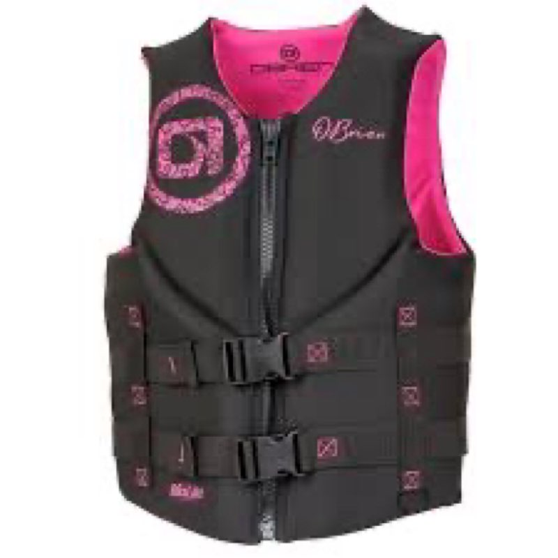 O'Brien Women's Traditional Neoprene USCGA Life Jacket, Pink, X-Small