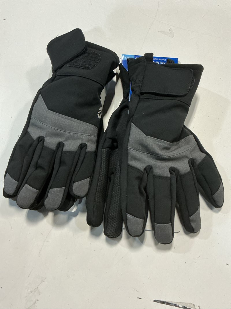 Condition photo showing New/Like New for free country men's touchscreen compatible insulated softshell black glove l/xl (pack of 2)