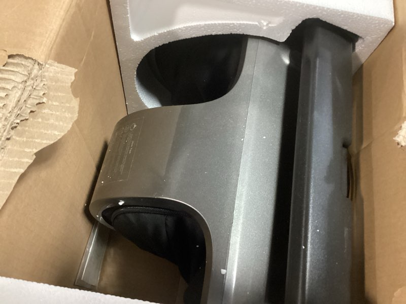 Condition photo showing As Is for Shiatsu Foot Massager with Heat, FSA Store Eligible Items, 3-Heating for Circulation and Pain Relief, Deep Kneading Rolling for Calf-Feet-Arm Relaxation, Plantar Fasciitis, Neuropathy Deep Gray