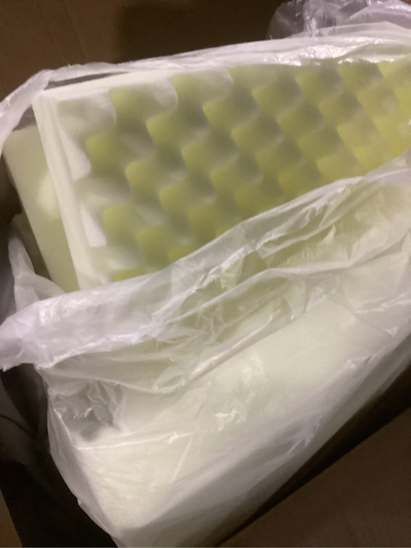 Condition photo showing New/Like New for pcp wheelchair cushion convoluted foam egg crate, white white (egg crate foam)