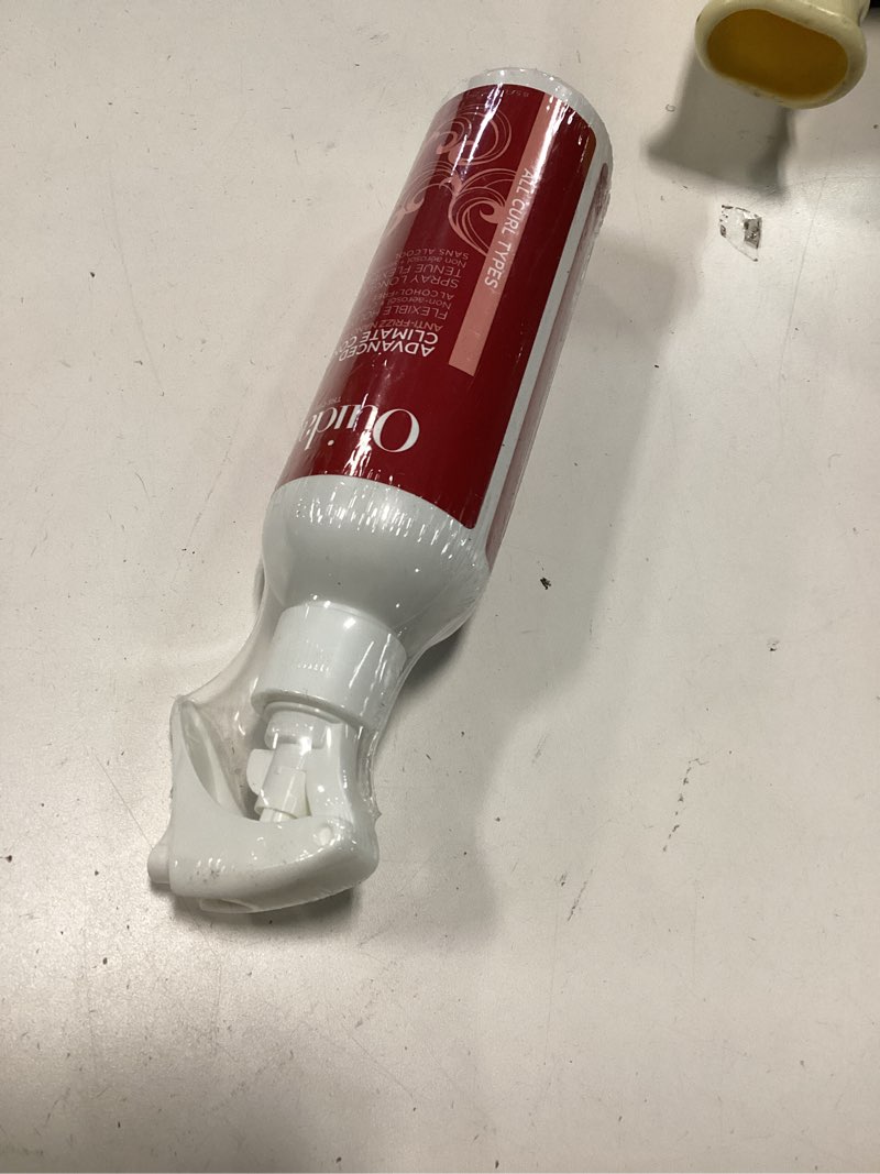 Condition photo showing New/Like New for Ouidad Advanced Climate Control Holding Spray, 8.5 fl oz, Flexible Curly Hair Spray for Voluminous, Frizz-Free Curls, Pro-Vitamin B5 Infused, Sulfates, Parabens & Cruelty-Free Curly Hair Products
