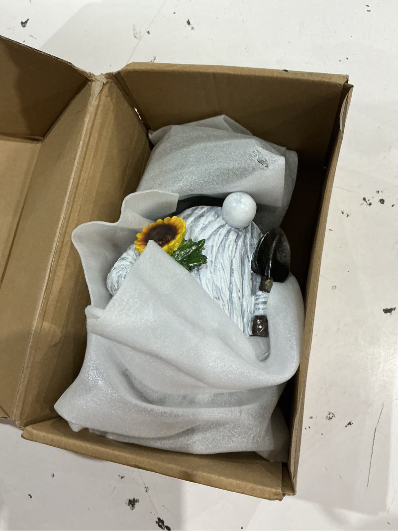 Condition photo showing Good Condition for hide a key outside garden gnome 9 inch statue, outdoor key hiders hidden spare key holder with rotating clasp for yard, patio, lawn decor