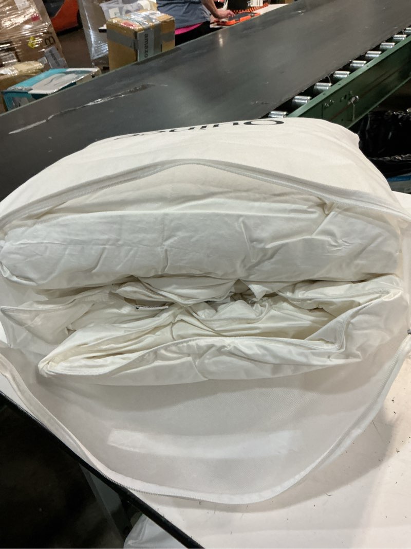 Condition photo showing Good Condition for luxe goose down comforter, twin, white
