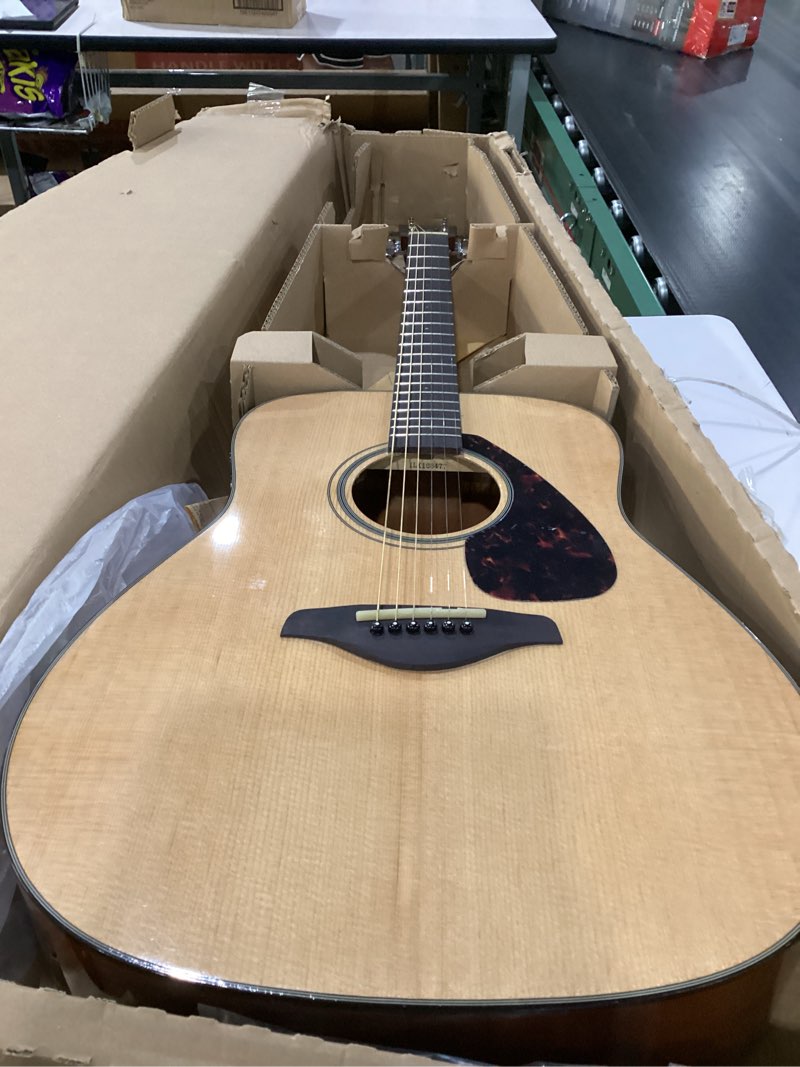 Condition photo showing As Is for yamaha fg800j solid top acoustic guitar acoustic dreadnought