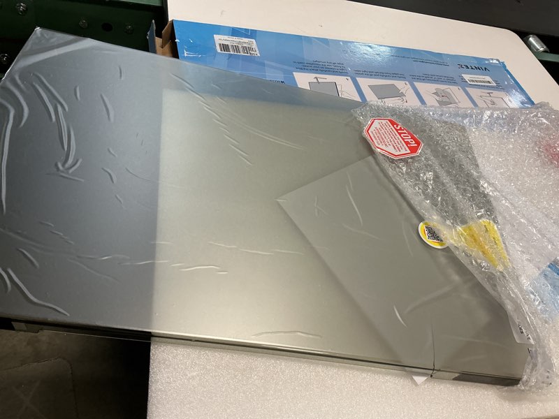 Condition photo showing As Is for (Broken)VINTEZ Blue Light Screen Protector for 23, 23.6, 23.8, 24 Inch Computer Monitor and Laptop – Anti-UV Blue Light Blocking Film for Desktop PC, Eye Protection Filter, 21.2\" x 13.4\", 1 Pack 1 Pack 23\"-24'' DIAGONAL (16:9/16:10)