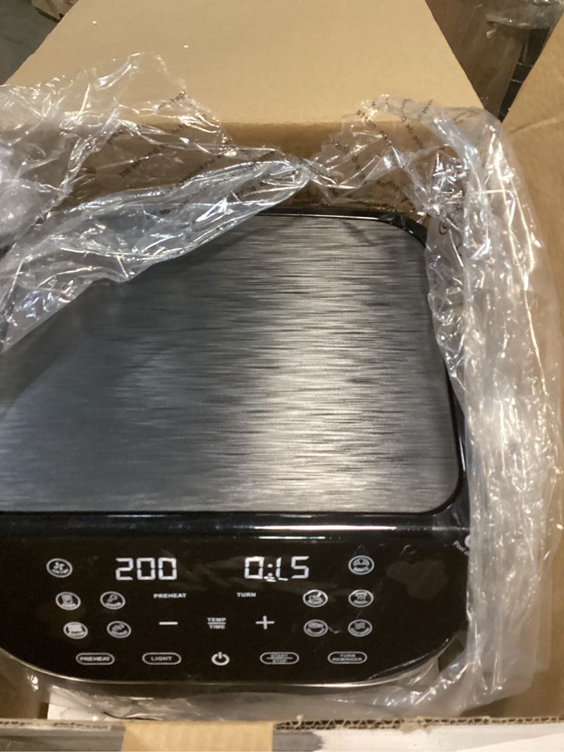 Condition photo showing Good Condition for Air Fryer TINPOO 6.2 QT Oilless Large Capacity 1500W Oven Air Fryers Healthy Cooker with 10 Preset, Visual Cooking Window, Non-Stick Basket