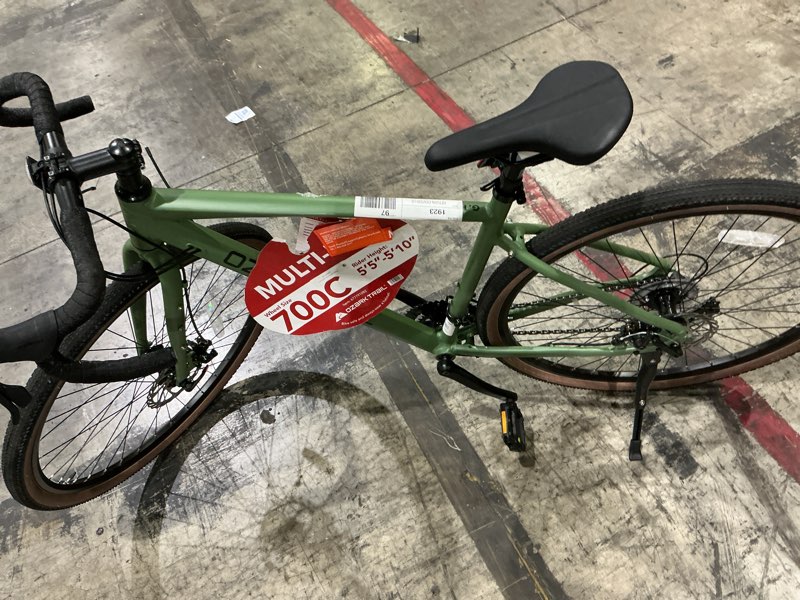 Condition photo showing As Is for ozark trail 700c g.1 explorer drop bar gravel bike, medium frame, fits riders 5'5" - 5'10", green, adult, unisex