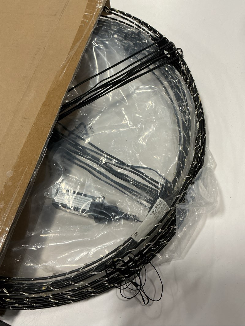 Condition photo showing Good Condition for Joomer 2 Pack Christmas Big Ball Lights, 20IN & 18IN Foldable Metal Sphere Lights Waterproof with Timer, Plug-in Hanging Tree Globe Light for Christmas Decorations-Warm White (Non-connectable) Warm White Plugin (20in+18in)