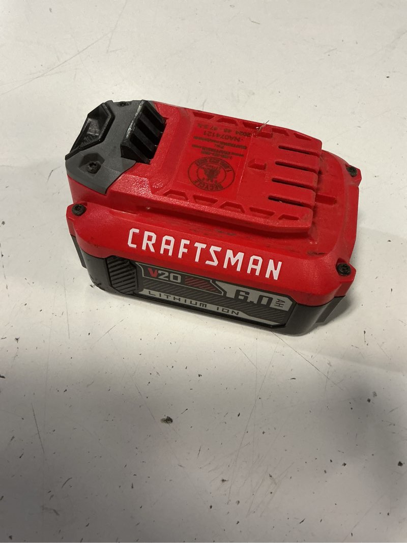 Condition photo showing Good Condition for craftsman v20 6ah lithium ion power tool battery