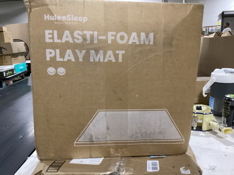 Condition photo showing New/Like New for baby play mat for floor,1.3" thick memory foam tummy time mat for toddlers,infants,kids,water-repellent soft nursery rug,extra large non slip for crawling&yoga,tatami style for living room(beige) beige 79"×71"×1.3"