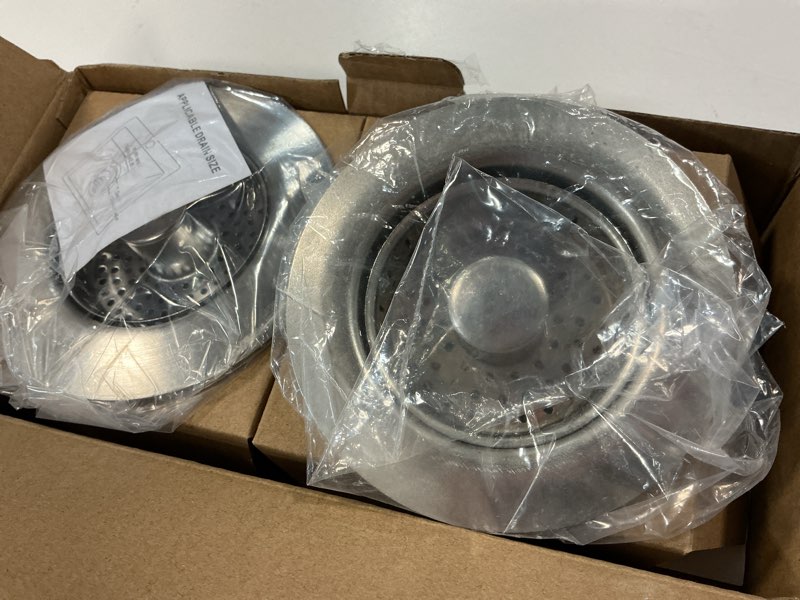 Condition photo showing Good Condition for morfeiy 3 in 1 kitchen sink drain strainer,pop up sink stopper with copper bounce core,stainless steel material,fit us standard 3-1/2'' sink drain hole(1pack)