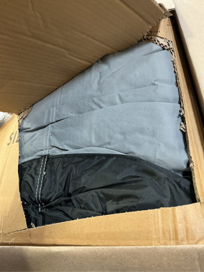 Condition photo showing As Is for GEARFLAG Fiberglass Travel Trailer Camper Cover Fits 8-10ft - Multi-Layers, Scratch-Proof, Zippered Side Panels, Reinforced Windproof Straps, Anti-UV, Water-Resistance Fits 8' -10' Fiberglass Trailer
