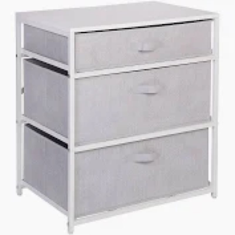 THE BIG ONE® 3-DRAWER STORAGE TOWER color white