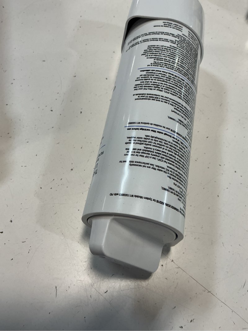 Condition photo showing As Is for refrigerator water filter a