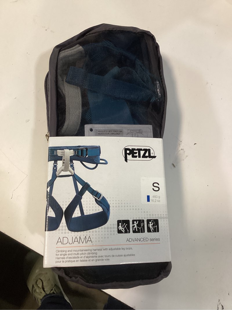 Condition photo showing New/Like New for petzl corax lt women's harness - comfortable, durable, and versatile rock climbing harness small lilac white