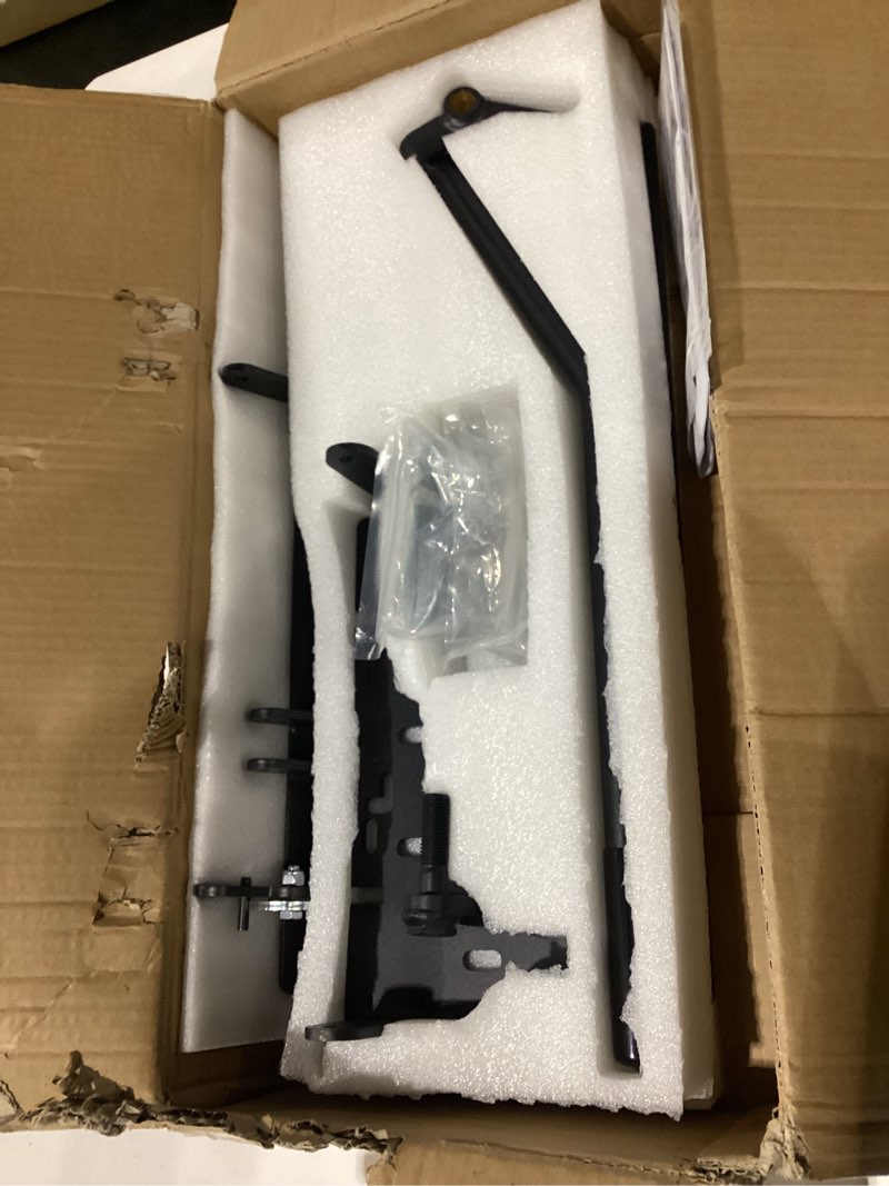 Condition photo showing Good Condition for zero turn mower chute blocker fits advanced chute system acs6000uls part number 088600300 john deere exmark gravely toro kubota includes grass flap with open close control rustproof steel