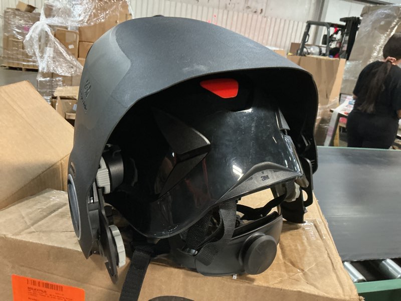 Condition photo showing As Is for 3m™ speedglas™ g5-03 pro welding helmet with safety helmet 10-0100-00sh, no adf, 1 ea/case