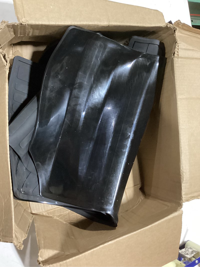 Condition photo showing Good Condition for all weather floor mats custom fit for toyota camry 2018-2024 waterproof heavy duty anti-slip car mats, 1st & 2nd row full black