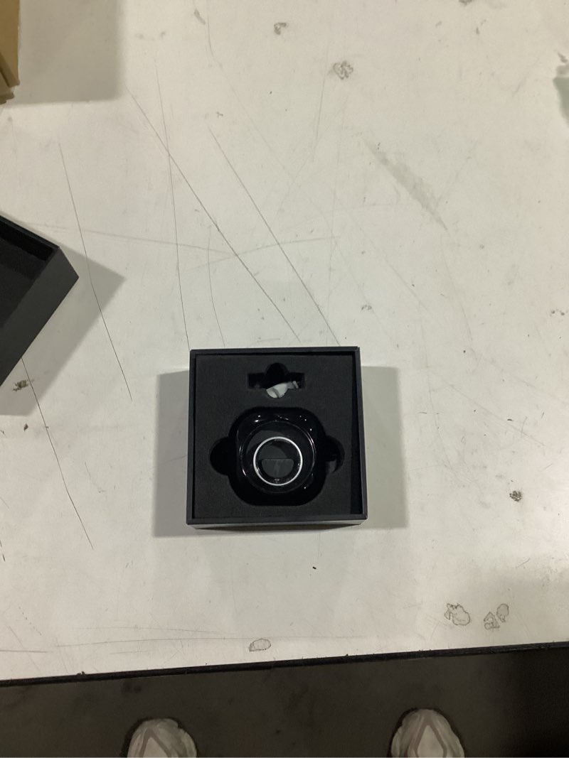 Condition photo showing As Is for smart ring for women – fitness tracker ring with heart rate, spo2, blood pressure, sleep monitoring, step & calorie counter, no subscription fee, ios & android compatible (silver, 11) 11 silver