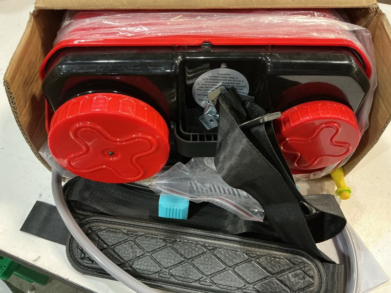 Condition photo showing Good Condition for battery powered backpack sprayer 5.3 gallon, 100 psi adjustable pressure electric sprayer with 2x3.0a batteries, weed yard lawn sprayer with telescopic wand, 5 nozzles large