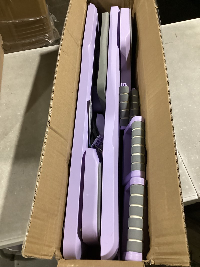 Condition photo showing Good Condition for Pilates Reformer Board Detachable Pilates Reformer Machine with Resistance Bands Portable Pilates Slider Board with Timer Multifunctional Home Fitness Pilates Equipment for Full Body Workout
