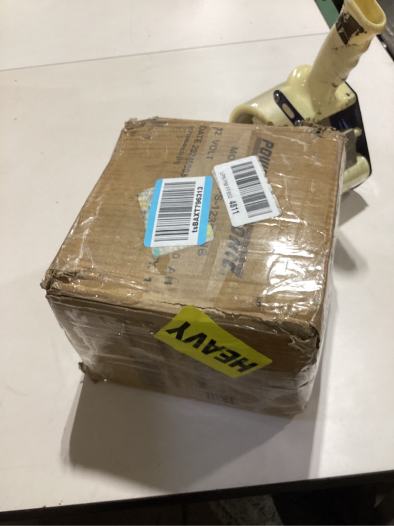 Condition photo showing As Is for Power Sonic Rechargeable Sealed Lead Acid Battery PS-12350 12V 35.0 AH @ 20-hr. 12V 33.0 AH @ 10-hr