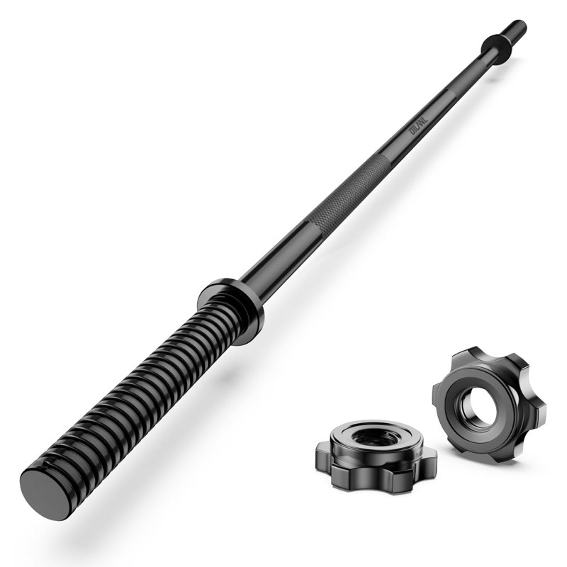 Weight Lifting Bar 57", 1" Standard Straight Barbell Bars Olympic for Home Gym Weight lifting/Streng