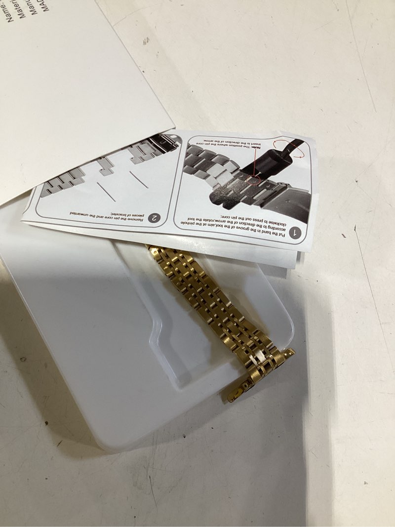 Condition photo showing Good Condition for slim watch band compatible with apple watch 41mm 45mm 42mm 44mm 40mm 38mm metal stainless steel watchband suitable for iwatch 10/9/8/7/6/5/4/3/2/1/se series women luxury strap 38mm 40mm 41mm gold
