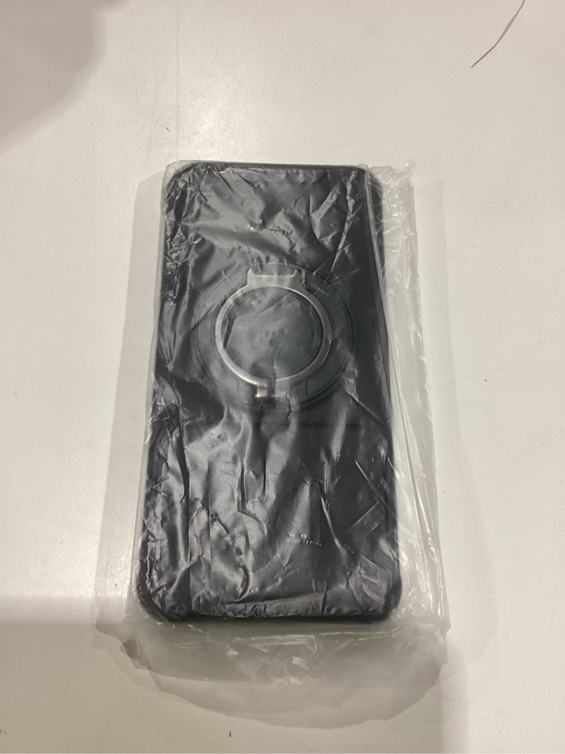 Condition photo showing New/Like New for jame for samsung galaxy s25 fe case, ring holder stand kickstand, slide camera cover with screen protector, dual-layer shockproof protective magnetic accessory friendly s25 fe phone case, black galaxy s25 fe black
