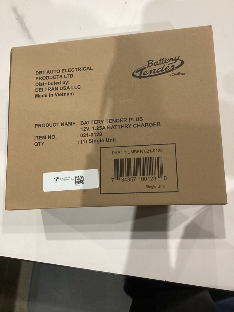 Condition photo showing New/Like New for Battery Tender Plus 12V 1.25 AMP Car & Motorcycle Battery Charger and Maintainer, Float Charge for Automotive, and ATVs - Smarter Than a Trickle Charger