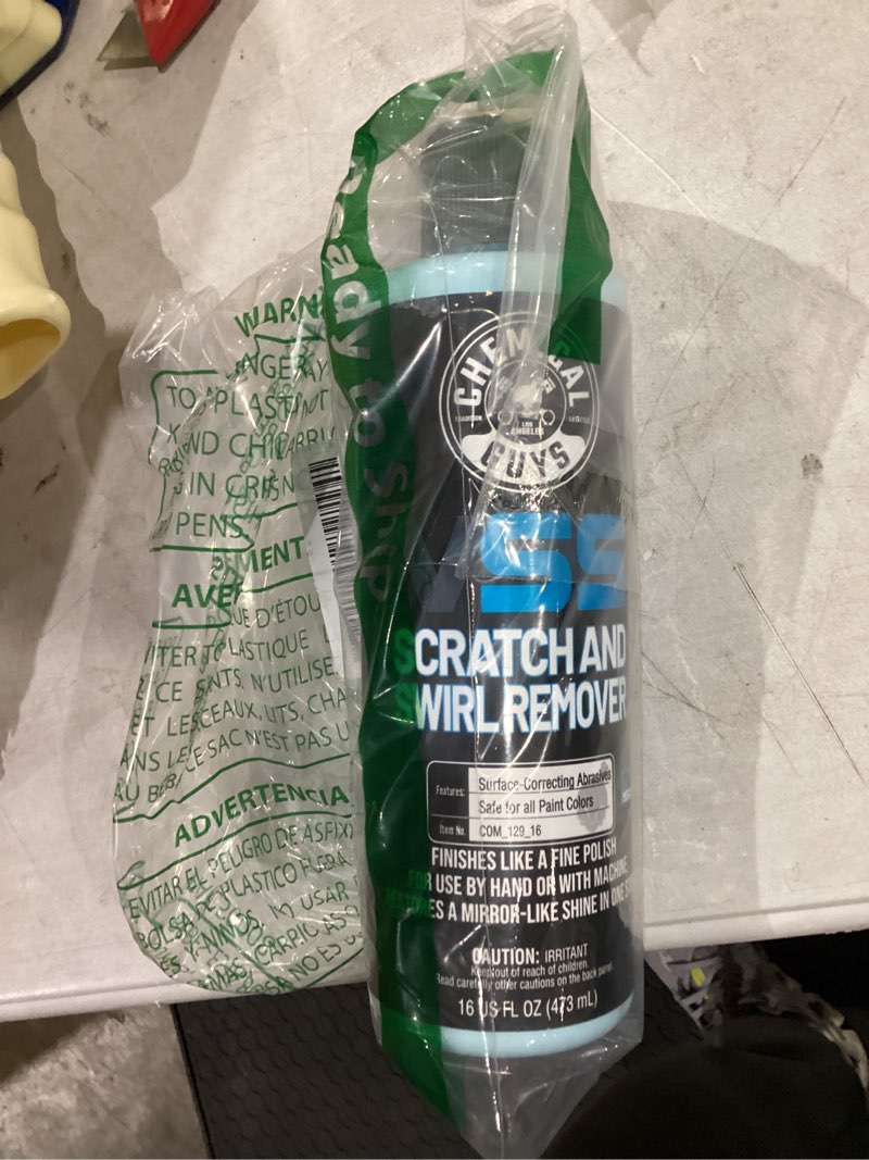 Condition photo showing Good Condition for chemical guys vss one-step scratch and swirl remover - compound and polish for restoring gloss to paint, car scratch remover, works on cars, trucks, suvs, motorcycles, rvs & more - 16 oz