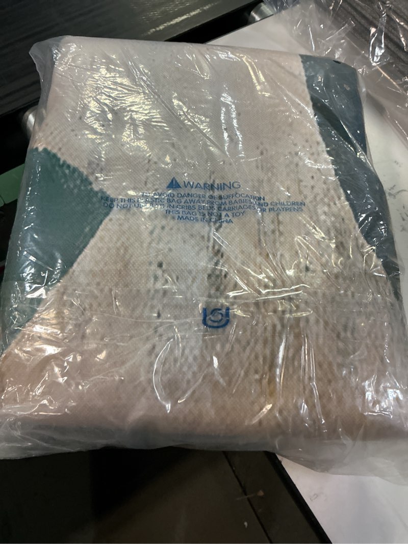 Condition photo showing New/Like New for subrtex light flitering curtains 52wx95l, room darkening vibrant floral drapes, 50% blackout, semi sheer boho farmhouse curtains for living room, brown brown 52"w x 95"l (pack of 2)