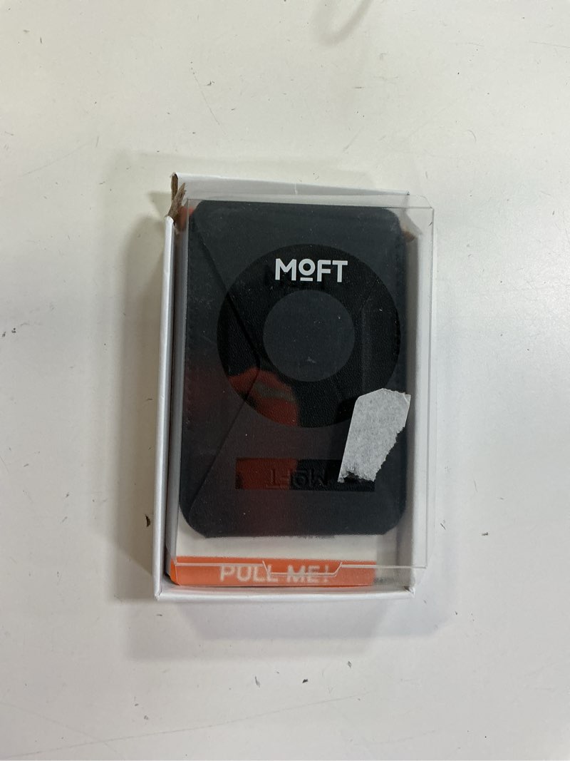 Condition photo showing Good Condition for moft magnetic wallet stand compatible with iphone 17/16/15/14/13/12 series, angle adjustment & magsafe compatible movas phone stand,jet black