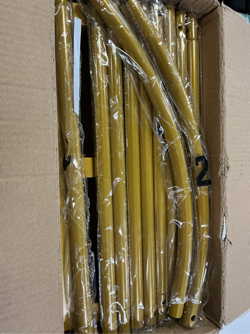 Condition photo showing Good Condition for Bazen Balloon Arch Kit, Balloon Arch Stand Set of 2 with Metal Square Base Balloon Arch Frame Floral Half Arch Balloon Garland Stand for Ceremony Wedding Bridal Baby Shower Birthday Anniversary