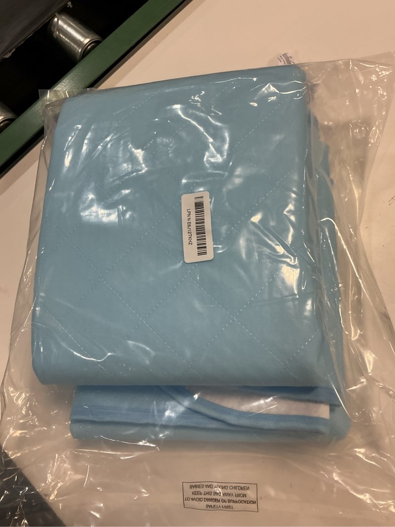 Condition photo showing New/Like New for hospital bed pads 34'' x 76'', 2 pack non-slip waterproof sheet and mattress pad protector, washable bed wetting incontinence chucks pads for kids, elderly seniors, blue