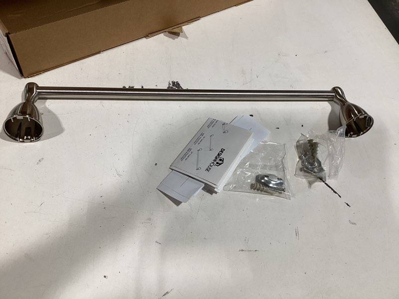 Condition photo showing Good Condition for ames 18 in. towel bar in brushed nickel