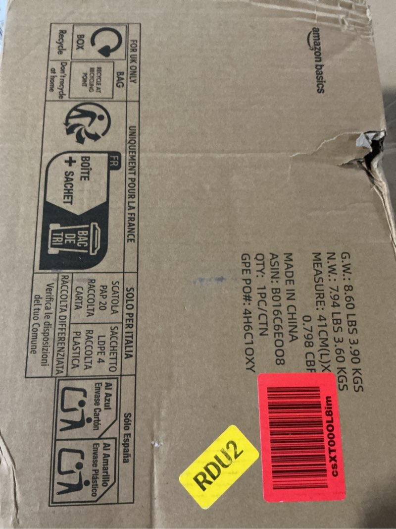 Condition photo showing Good Condition for Amazon Basics Leak-Proof Dog and Puppy Potty Training Pee Pads with Quick-Dry 5-Layer Design, Housebreaking, Standard Absorbency, X-Large, 28 x 34 Inch, Blue & White, 60-Pack X-Large (60 Count)