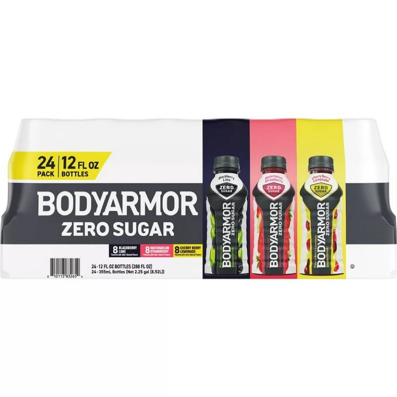 BB 12/16/2025BODYARMOR ZERO Sugar Variety Pack, Sugar Free Sports Drink - Low-Calorie Hydration - Natural Flavors