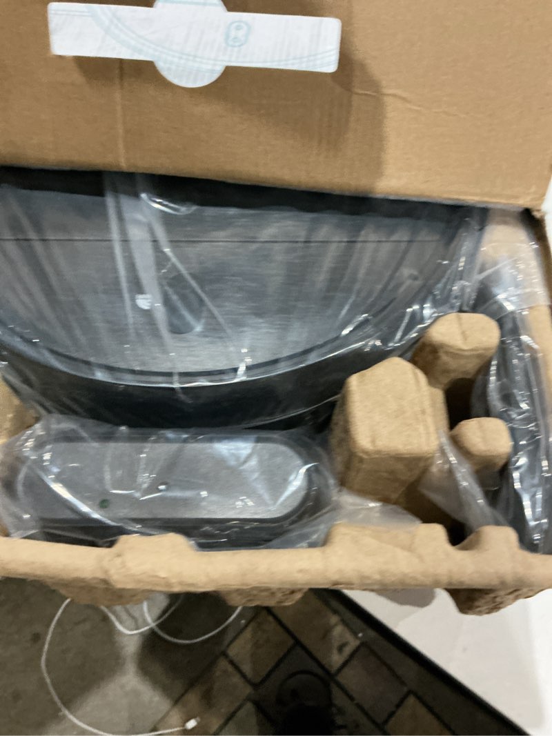 Condition photo showing As Is for mamnv robot vacuum and mop combo, 2 in 1 robotic vacuum cleaner with schedule, app/alexa/voice control, ideal for hard floor, pet hair, carpet