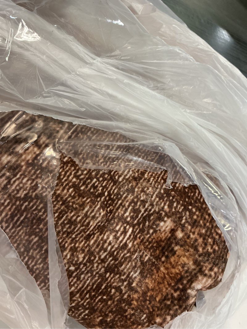 Condition photo showing Good Condition for kelarea living room rug, 8x10 rug modern abstract washable rugs brown faux wool vintage carpet, non slip rugs for bedroom, dining room, college dorm, kids playroom, home office 8' x 10' (rectangular) brown