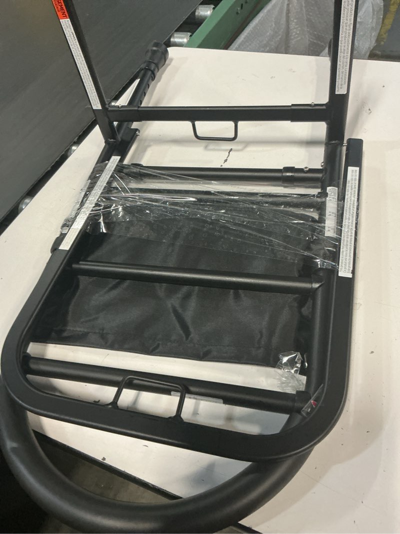 Condition photo showing As Is for medline bed assist bar with storage pocket, height adjustable bed rail for elderly adults, assistance for getting in and out of bed at home