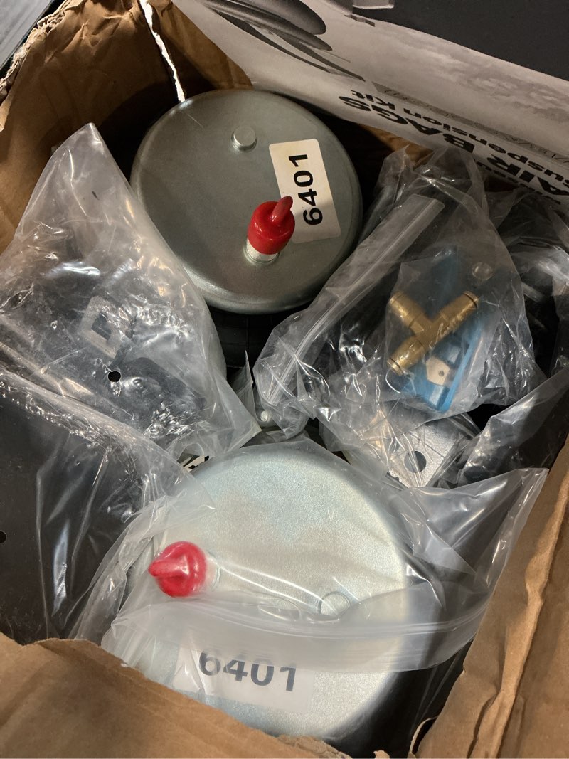 Condition photo showing Good Condition for Air Bags Suspension Kit for 2011-2016 Ford F250 F350, 2011-2013 F450 Towing, Air Bags for Trucks Rear Suspension, Replacement for Firestone 2597 Ride Rite Airbags F250 F350 F450 Accessories