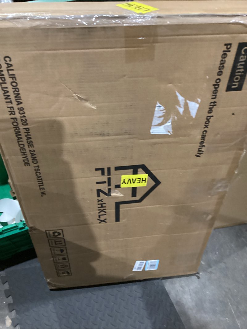 Condition photo showing New/Like New for Shoe Cabinet with 2 Flip Drawers, Slim Freestanding Hidden Shoe Organizer with Drawer, Pet-Proof Shoe Storage Cabinet for Entryway Living Room Behind The Door, Black 1pcs Black