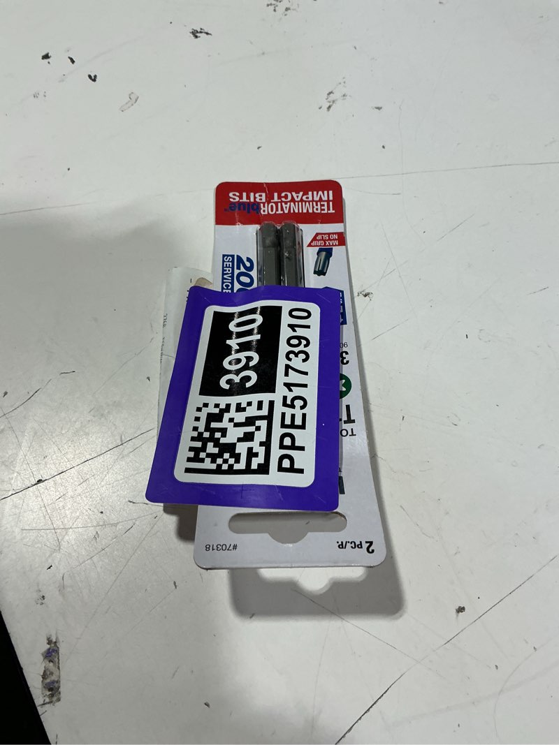 Condition photo showing As Is for terminator blue t15x3.5" 2pk