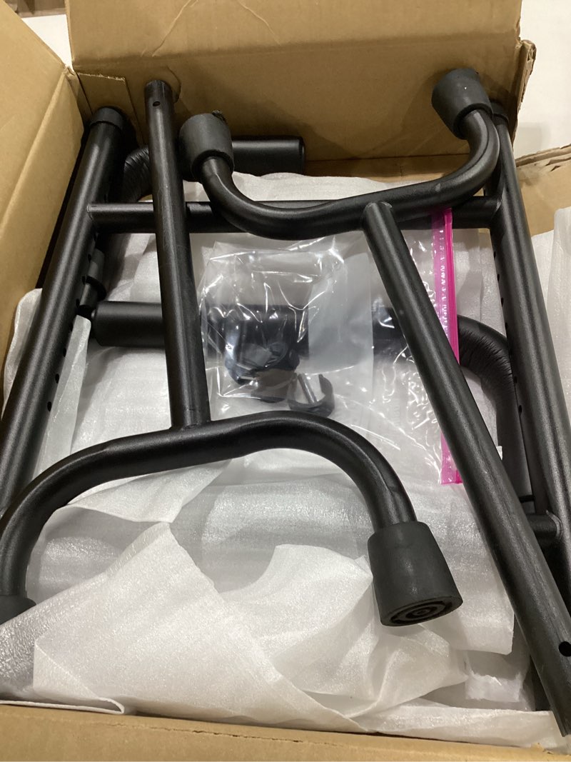 Condition photo showing As Is for Stair Climbing Assist Cane & Elderly Stair Lift Assist - 13-Level Adjustable Height with Anti-Slip Handle & Stabilizing Feet, 300lbs Capacity for Seniors, Standard Steps-Patent Pending Black