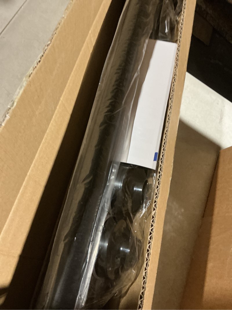 Condition photo showing Good Condition for Tension Curtain Rod 39-173 In, One-Click Telescopic Rod No Drilling, Black Extra Long Outdoor Curtain Rod for Patio Windows, Adjustable Tension Shower Curtain Pole for Bathroom Renter Friendly 39-173 "